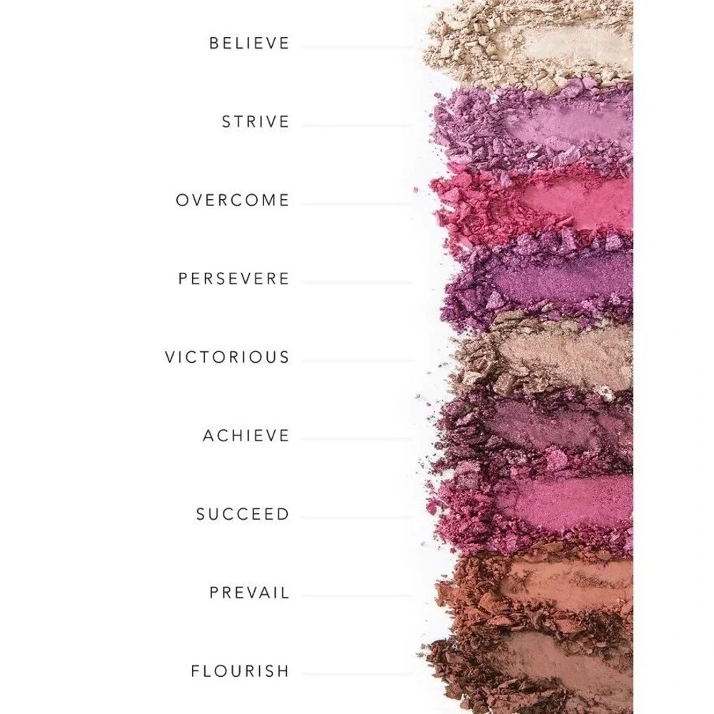 RealHer Conquer From Within Shadow Palette V 9 Shades Pink Purple Matte Shimmer
